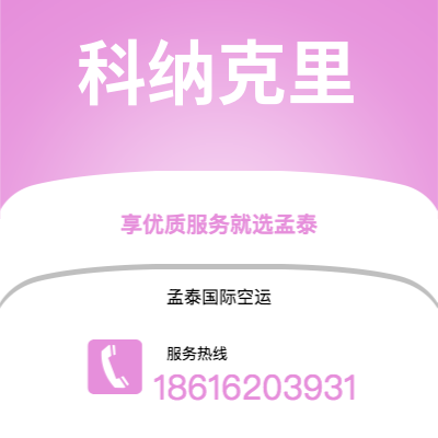 上海市到科纳克里空运公司|上海市至几内亚科纳克里航空运输2