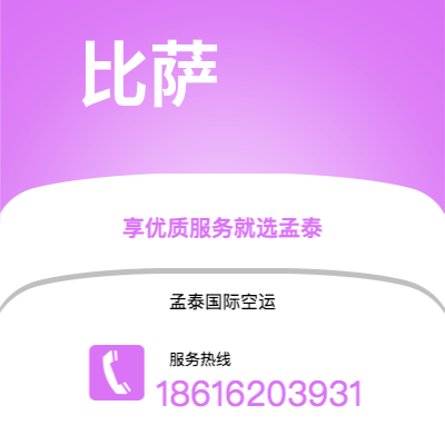 龙井市到比萨空运公司|龙井市至意大利比萨航空运输2