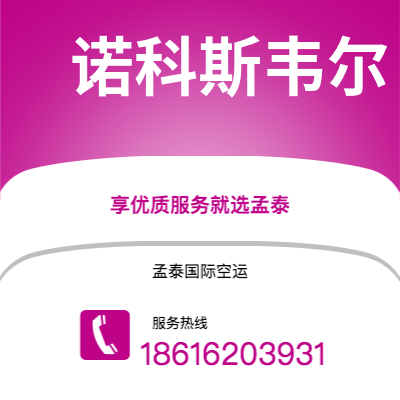 宜宾市到诺科斯韦尔空运公司|宜宾市至美国诺科斯韦尔航空运输2