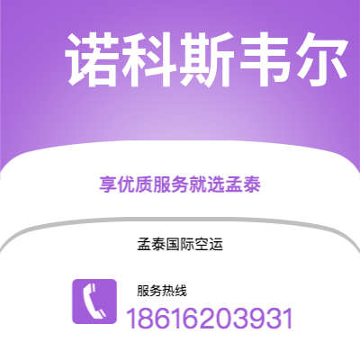 广元市到诺科斯韦尔空运公司|广元市至美国诺科斯韦尔航空运输2