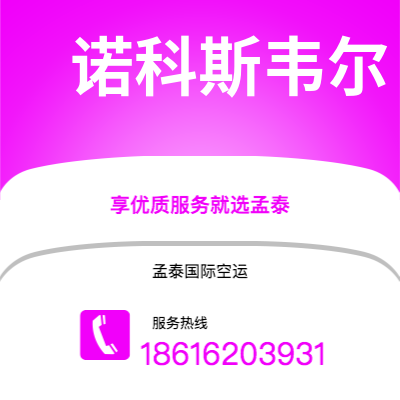 楚雄市到诺科斯韦尔空运公司|楚雄市至美国诺科斯韦尔航空运输2