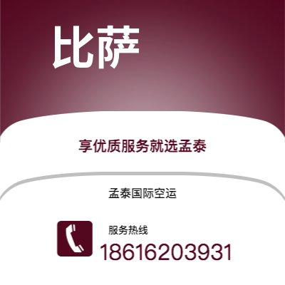 乌海市到比萨空运公司|乌海市至意大利比萨航空运输2