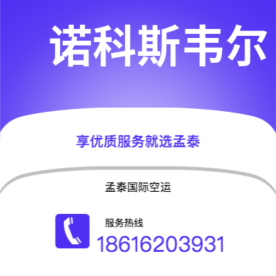 松原市到诺科斯韦尔空运公司|松原市至美国诺科斯韦尔航空运输2