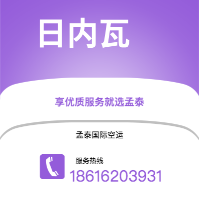 上海到日内瓦空运公司|上海到瑞士日内瓦航空运输2