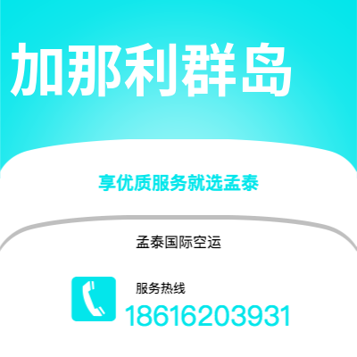 上海到加那利群岛空运公司|上海至加那利群岛航空运输2