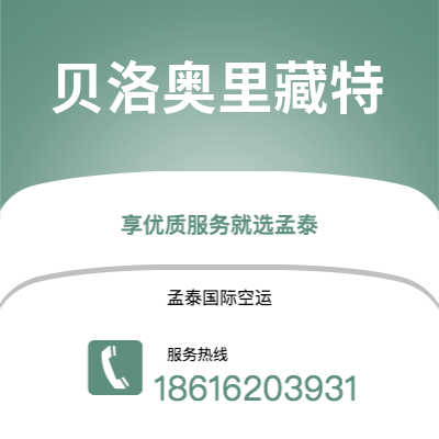 上海到贝洛奥里藏特空运公司|上海至贝洛奥里藏特航空运输2