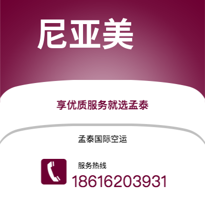 上海市到尼亚美空运公司|上海市至尼日尔尼亚美航空运输2